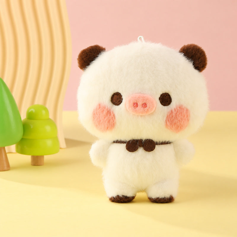 Bubu & Dudu Little Pig Plush Keychain Set