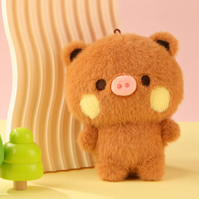 Bubu & Dudu Little Pig Plush Keychain Set