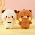 Bubu & Dudu Little Pig Plush Keychain Set