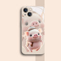 Bubu & Dudu Little Pig Glass Phone Case