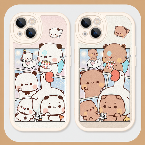 Bubu and Dudu character collage phone cases