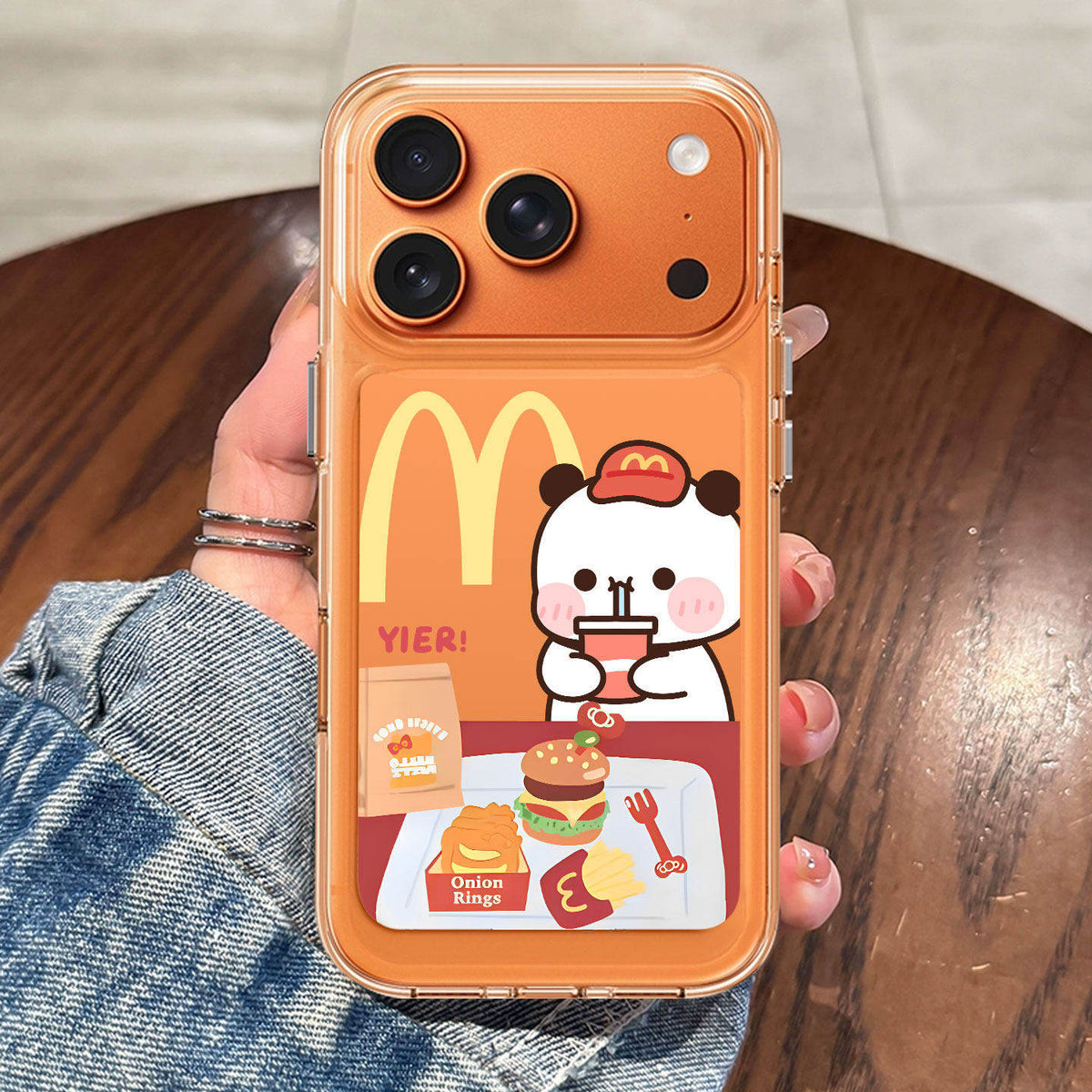 Bubu & Dudu Fast Food Clear Phone Case