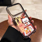 Bubu & Dudu Fast Food Clear Phone Case