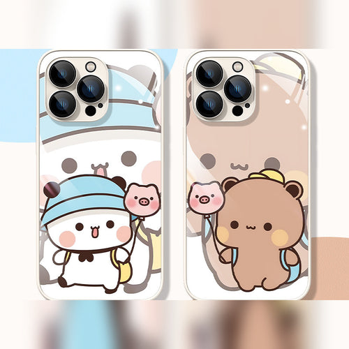 Bubu & Dudu Best Friends Glass Phone Case