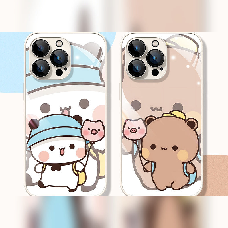 Bubu & Dudu Best Friends Glass Phone Case