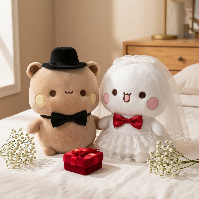 Bubu & Dudu Classic Wedding Plush Couple Set