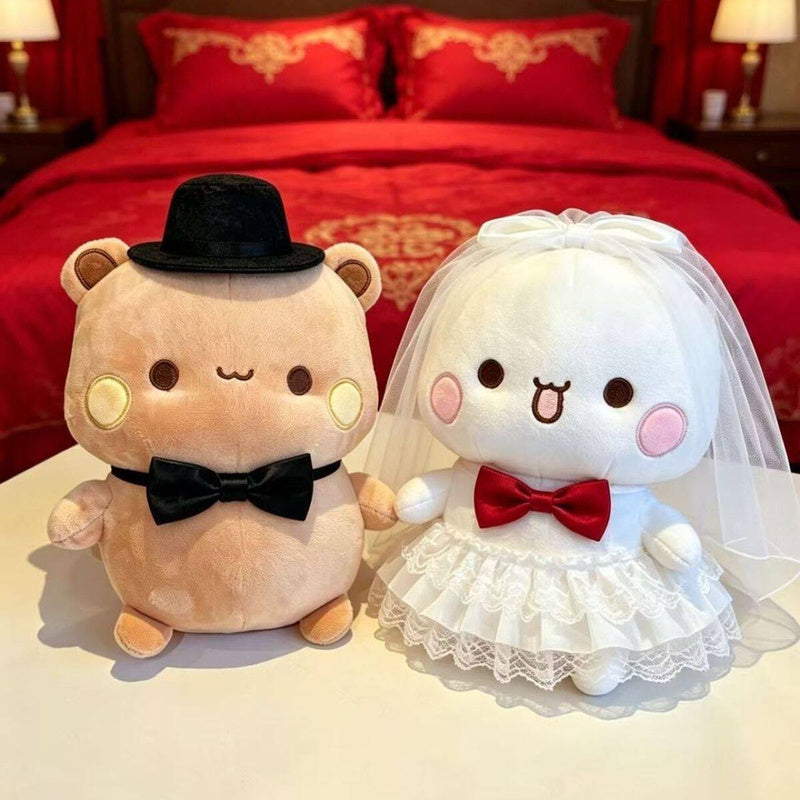 Bubu & Dudu Classic Wedding Plush Couple Set